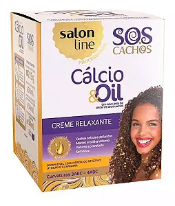 Creme Relaxante Kit Cálcio & Oil  Salon Line 215ml