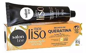 Creme Tratamento Meu Liso Recarga Queratina 80g  Salon Line