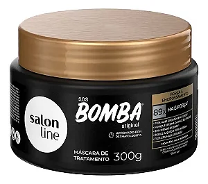 Máscara Capilar SOS Bomba Força Engrossamento 300g Salon Line