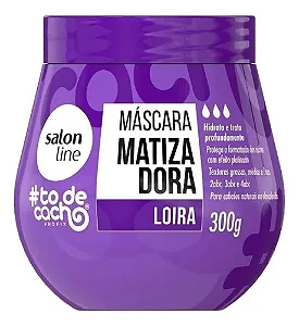 Máscara Capilar todecacho Matizadora Loiro 500g Salon Line