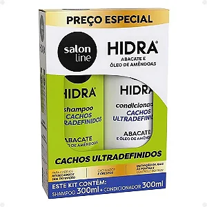 Shampoo + Condicionador Hidra Cachos Ultra Definidos 300ml Salon Line