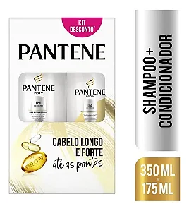Shampoo 350ml Condicionador 175ml Pantene Liso Extremo