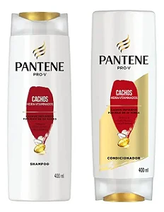 Kit Shampoo Condicionador Pantene 400ml Cachos