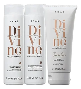 Kit Shamp Cond Leave in Braê Divine
