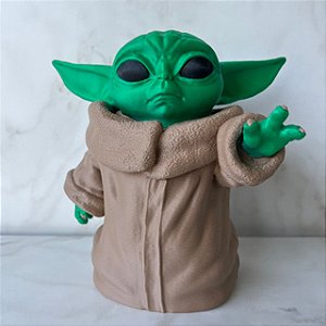 Baby Yoda Grogu Boneco 15 Cm impressão em 3d Action Figure