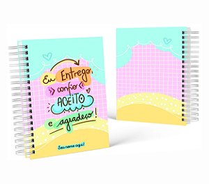 Caderno Sketchbook Saca Folhas Com Pauta 90g A5 Personalizado Com Nome