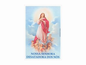 Milheiro de Santinho Nossa Senhora Desatadora dos Nós - Oração De Promessa