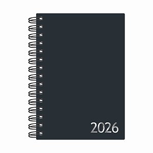 Agenda Diária Wire-o Comercial Espiral Escola Escritorio Cores 2026
