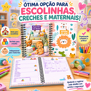 Agenda Do Bebê Escolar Idade Maternal Berçário E Infantil
