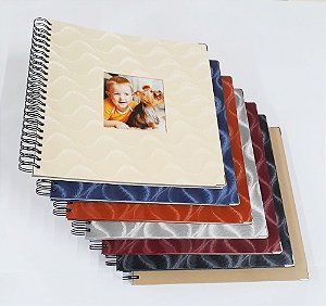 Album Scrapbook Grande 33x32 Várias Cores Caderno Assinatura