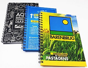 10 Cadernos Com uma Folha de Publicidade Personalizados Corporativo Para Empresas Logo