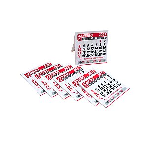 500 Mini Calendário 2027 P/ Imã De Geladeira 5x5 Bloquinho
