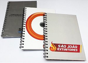 50 Cadernos Personalizados Para Empresas Logotipo 16x23cm