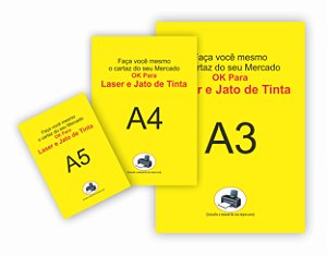 Cartaz 300 Und Oferta Amarelo Mercado Promoção P/ Impressora