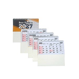 100 Folhinha Sem Personalizar Calendários de Mesa 2027