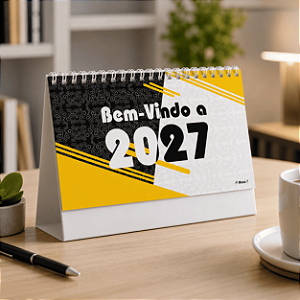 200 Calendários de Mesa 2027 Folhinha Sem Personalizar