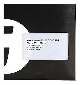SET DE CORDA GAMMA MOTO 17 - PRETO 12metros