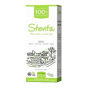 Stevita Adoçante Líquido edulcorantes 100% naturais 60ml