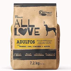 All Love - Adultos | Frango, Chia, Cenoura & Azeite 7,2 kg