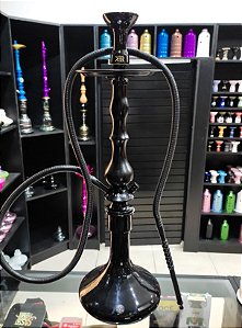 Narguile Love Hookah Preto com Vaso Genie