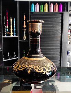 Vaso Md Genie 30cm Preto
