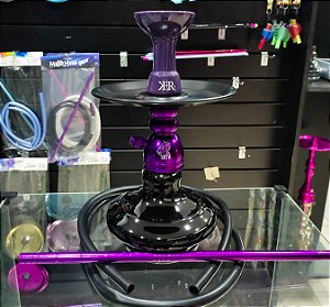 Narguile Malik Seth Roxo - PROMOÇÃO