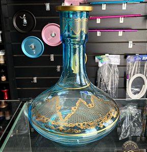 Vaso Hot Genie/Aladim Azul 30cm