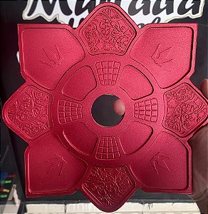 Prato imperial Hookah King Vermelho