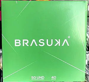 10 Unidades Aluminio Brasuka 50 folhas Liso