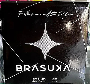 10 Unidades Aluminio Brasuka 50 folhas Alto Relevo