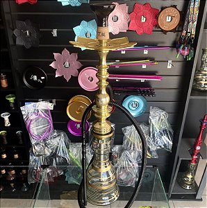 Narguile Hookah King Royale Dourado