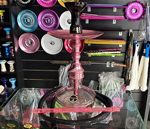 Narguile Malik Half 66 Rose Com mangueira Simples