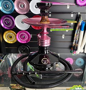 Narguile Magic Rose com vaso Preto