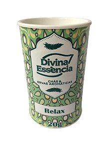 chá relax na lata divina essência