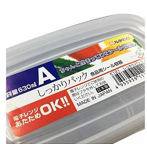 Pote Plastico Japones Nakaya 630ml K121 Importado Japão