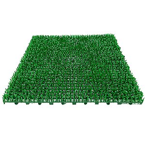 Grama Artificial Plástico Verde Decoração Sushi Oriental 30 x 30 cm