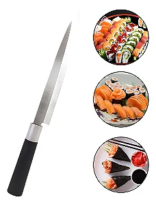 Faca Sekizo Sashimi 24 Cm Sushi Aço Inox Original Japão