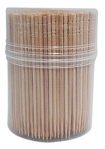 Kit Com 500 Palito De Dente Bambú 6.5 Cm Estilo Japonês