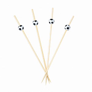 Espeto Futebol 12cm 100un Palito Petiscos Festa Copa do Mundo
