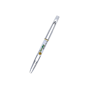 Pegador De Aço Inox Com Trava 40 cm Para Fritura Churrasco E Salada