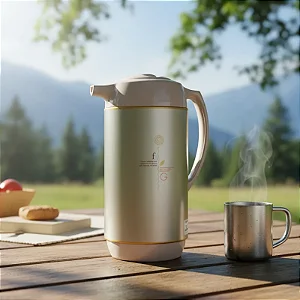 Garrafa Térmica Zojirushi 1 Litro Herb Cacao Marca Japonesa - Marca Japonesa Elefante Qualidade Durabilidade