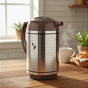 Garrafa Térmica Zojirushi 1 Litro Satin Leaf Café Japonesa Marca Japonesa Elefante Qualidade Durabilidade