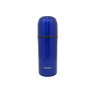 Garrafa Térmica Zojirushi 350ml Azul Quente e Frio Japonesa