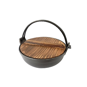 Panela Mini Nabeyaki De Ferro 18 Cm Caldo Frutos Do Mar