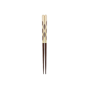 Hashi De Madeira Bege Talhado Resistente Oriental Sushi