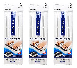 Kit C/ 3 Esteira Sudare Sushi Japão Plástica Higiênica