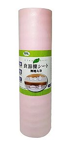 Kit  2 Rolo Forro Anti-mofo Armário Gaveta 5 metros x 30cm  Japonês Rosa