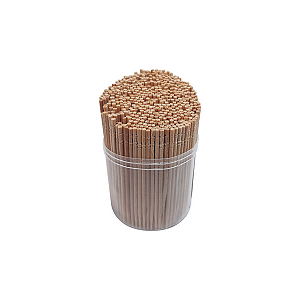 Kit 2.000 Palito De Dente Bambú Trabalhada Estilo Oriental