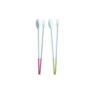 Hashi Aguebashi Silicone Longo 30cm Frituras Comida Japonesa Oriental