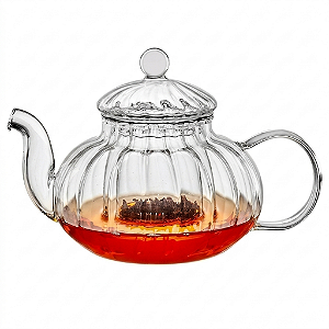 Chaleira para Chá com Infusor Vidro Borossilicato 400ml